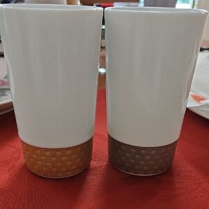 CLOSET CLEAN OUT!!!   Noritake Tumbler Set With Gold And Silver Bottoms